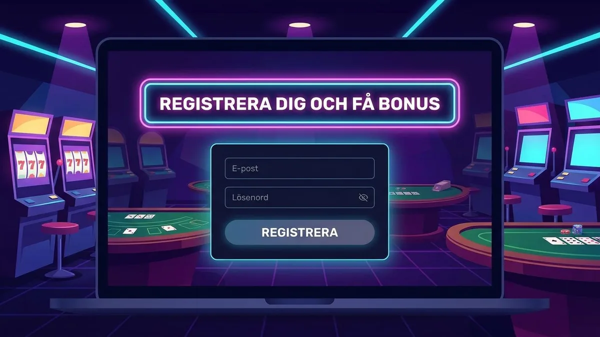 Registrera med bonus